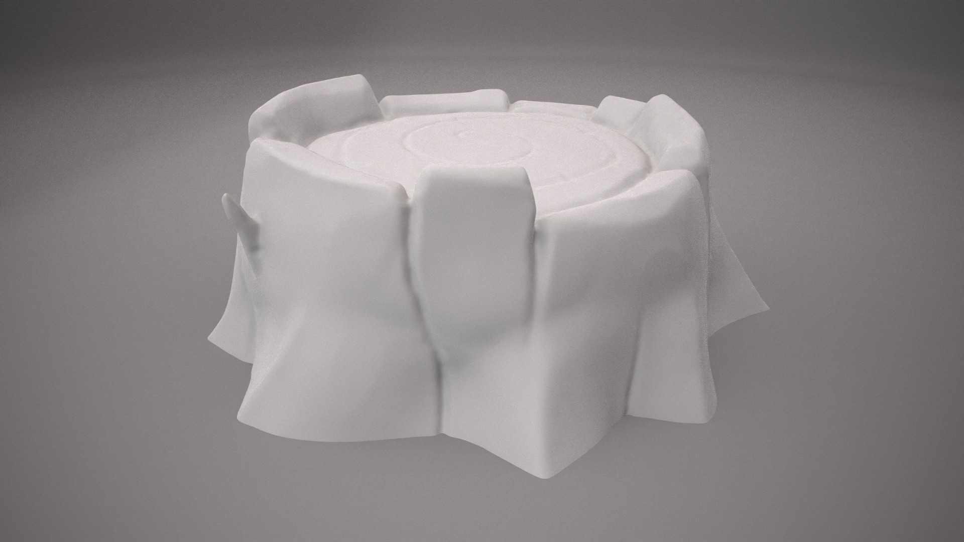 Wooden Pedestal 3D Printable Base Free 3D print model_1