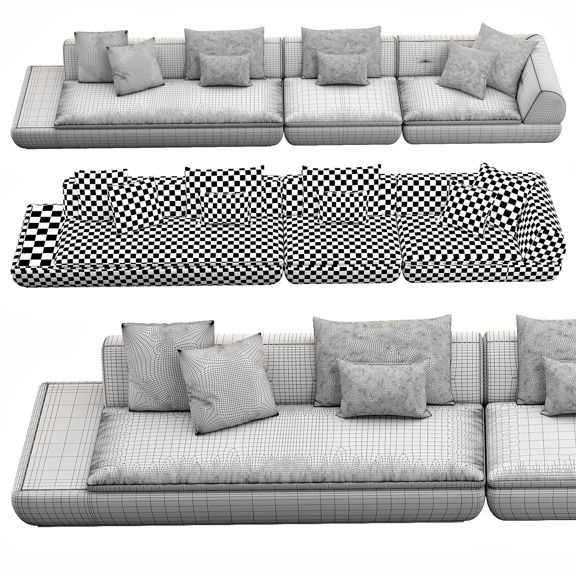 Supermoon Sofa 3D model_7