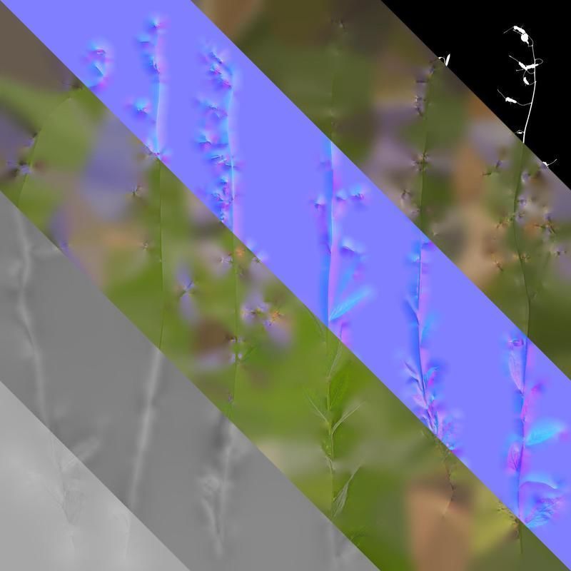 Anydrafts Adenophora capillaris paniculata Atlas 01 Texture_8