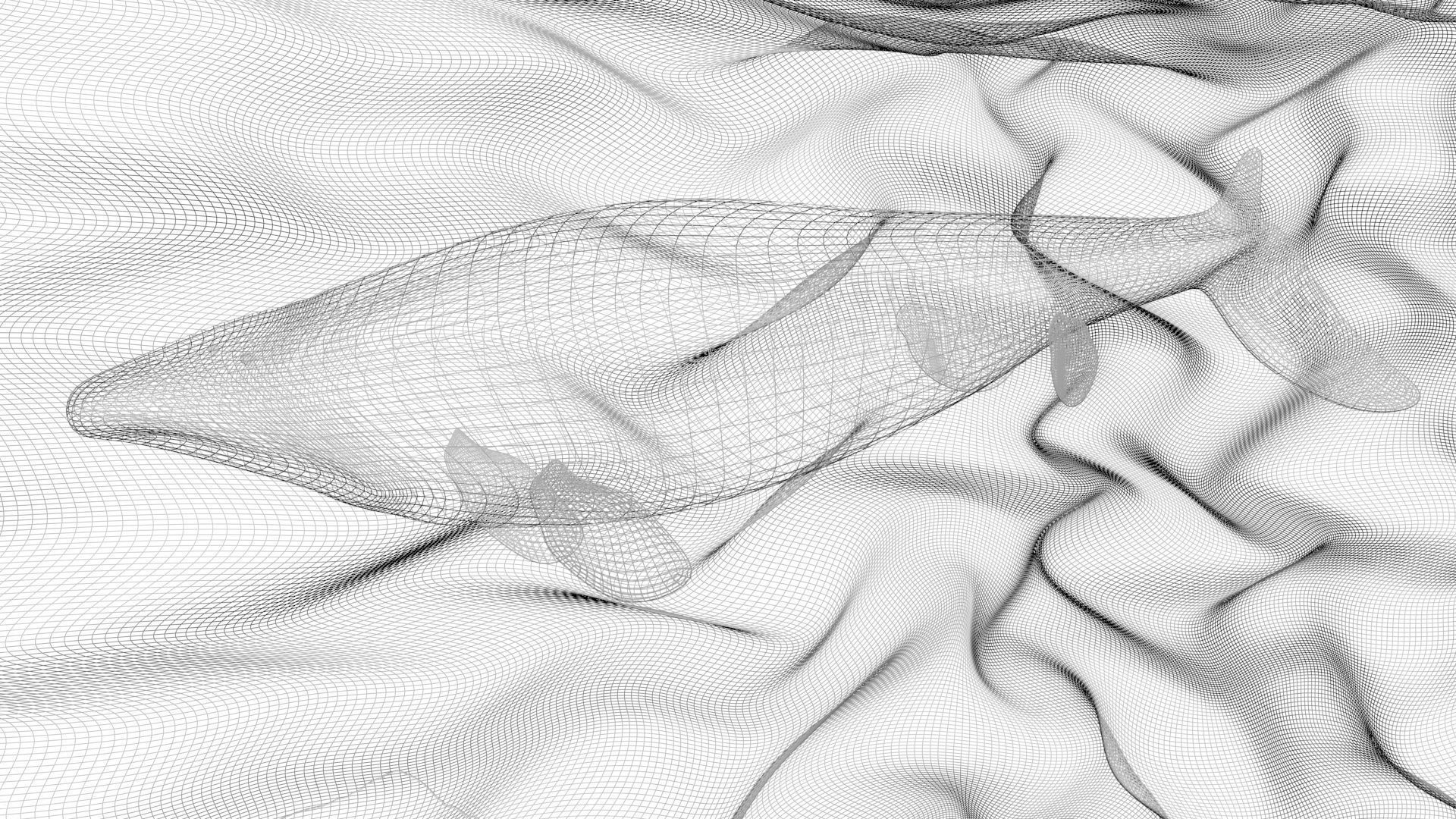 Triassic Period Time Water Animals On Water 3D model_10