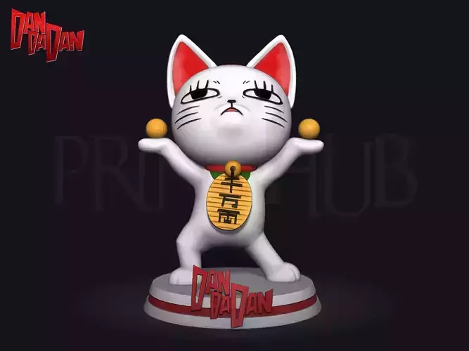 Dandadan Cat Turbo Granny  3D print model