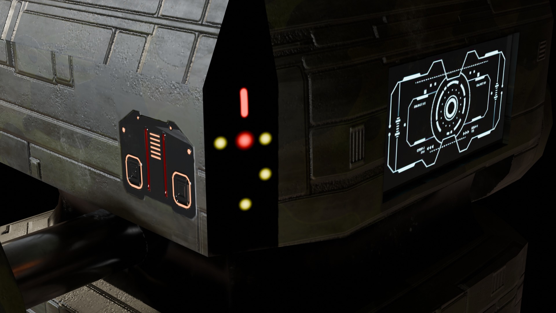 Battle Droid Low-poly 3D model_5