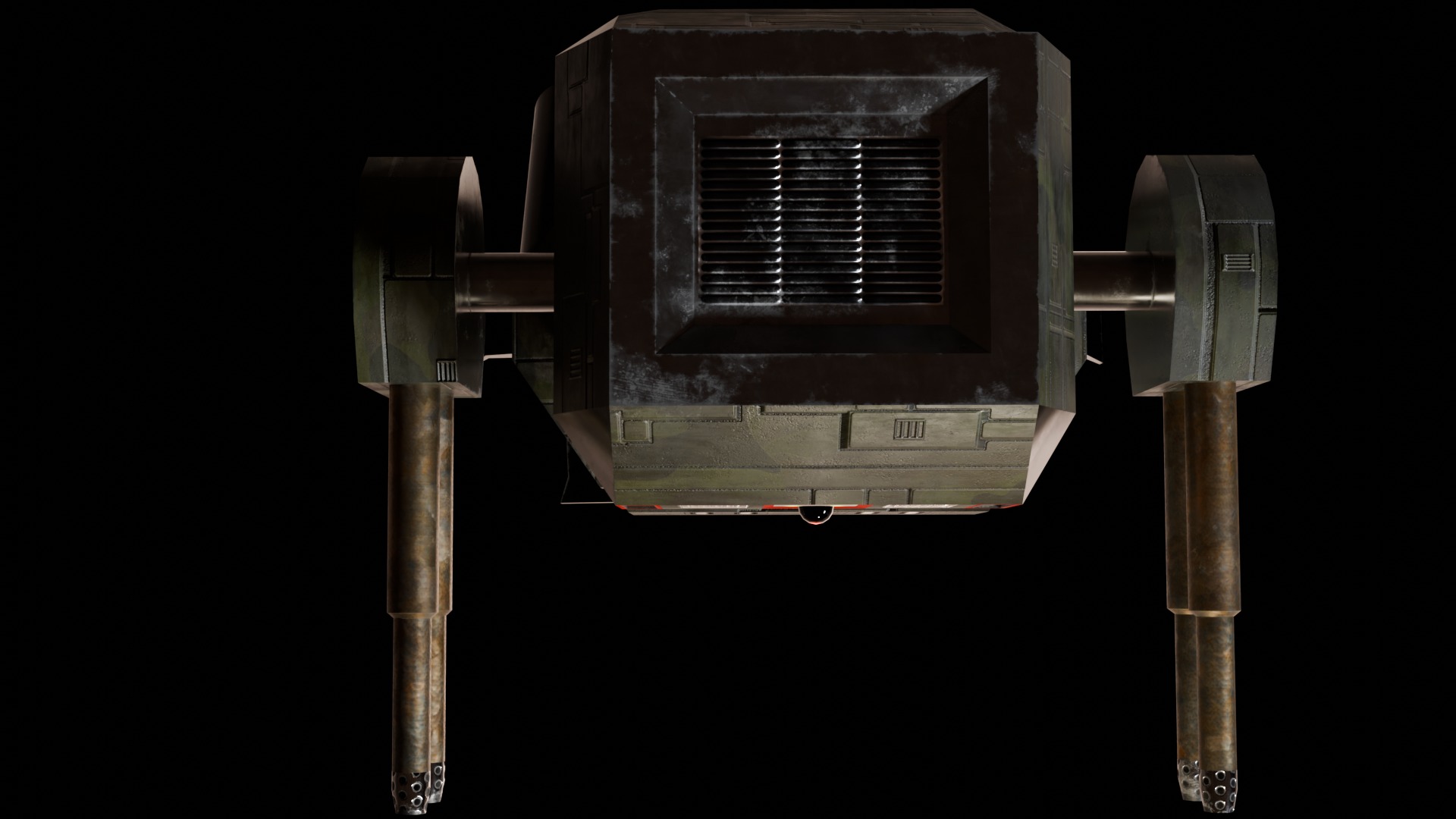 Battle Droid Low-poly 3D model_11