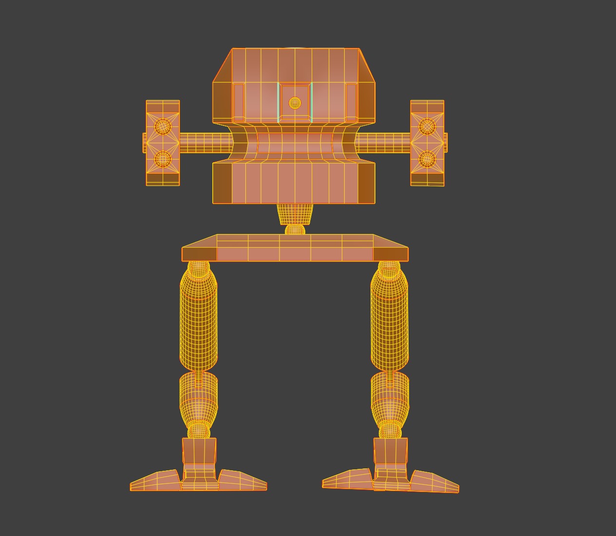 Battle Droid Low-poly 3D model_14