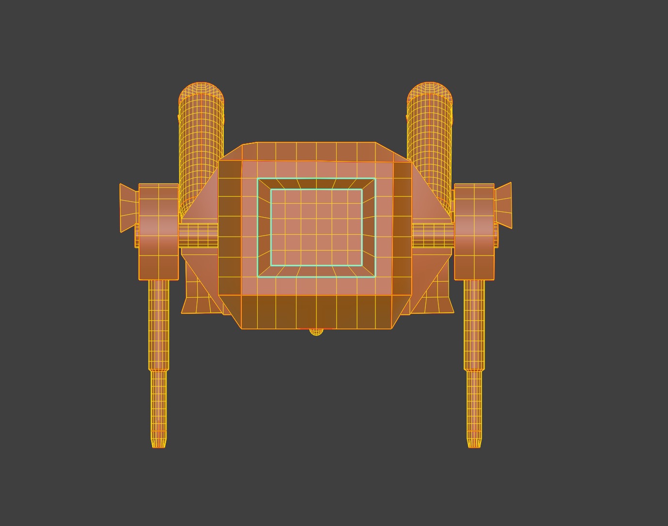 Battle Droid Low-poly 3D model_16