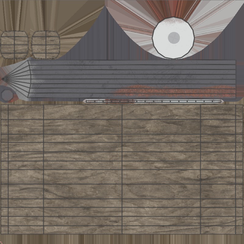 Prison Knifes Collection Low-poly 3D model_14