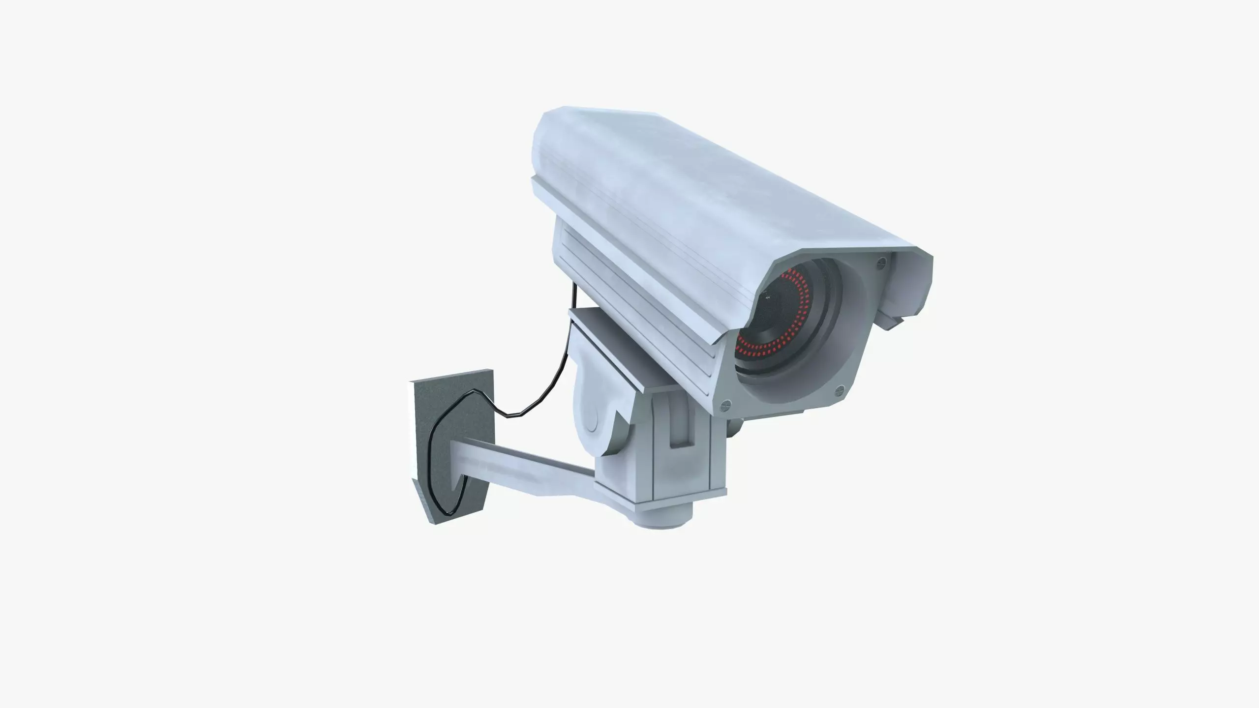 CCTV Camera Low-poly 3D model