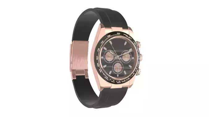 Watch Cosmograph Daytona Pink Gold - Black and Pink Dial