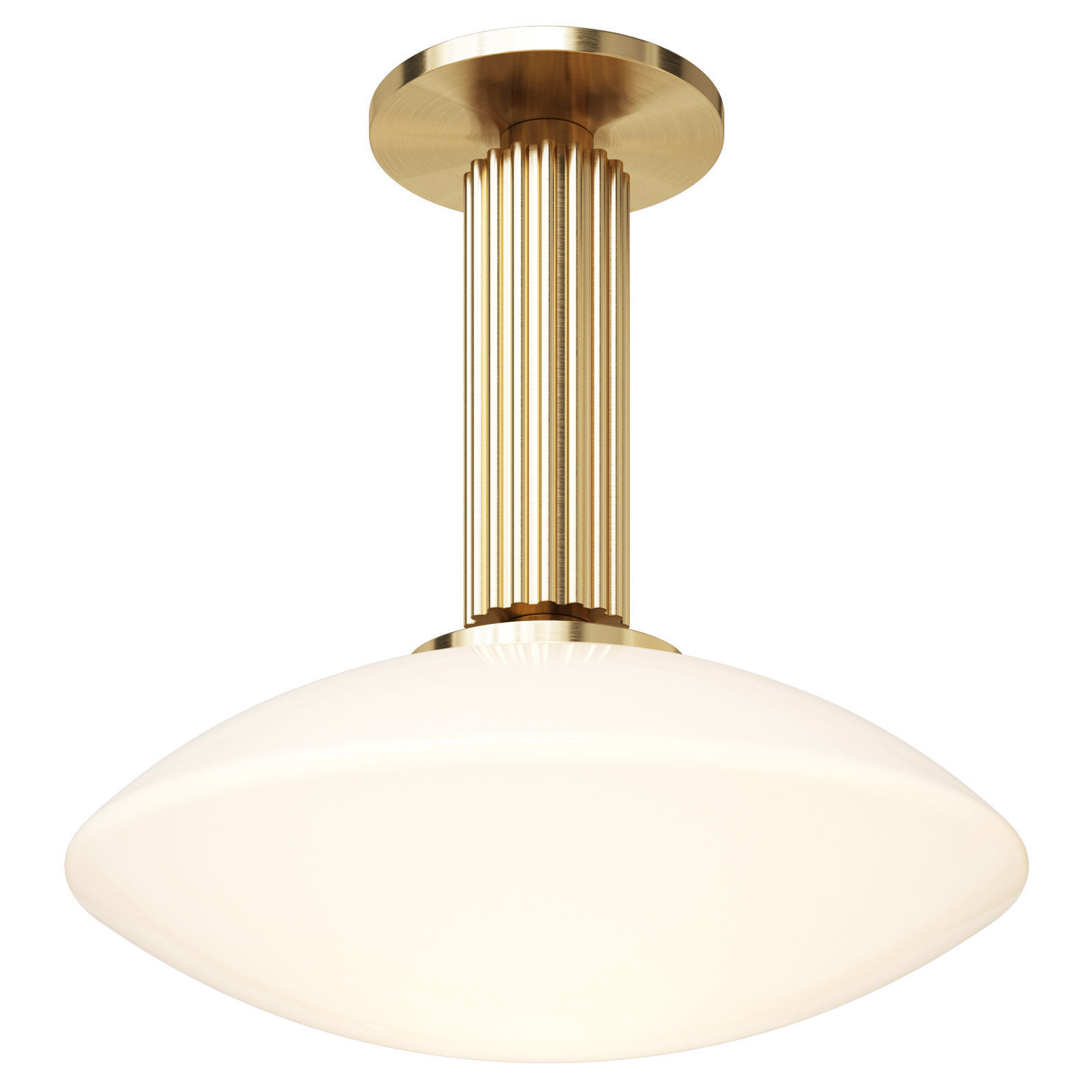 Allied Maker Meridian Flush Globe Mount 3D model_8