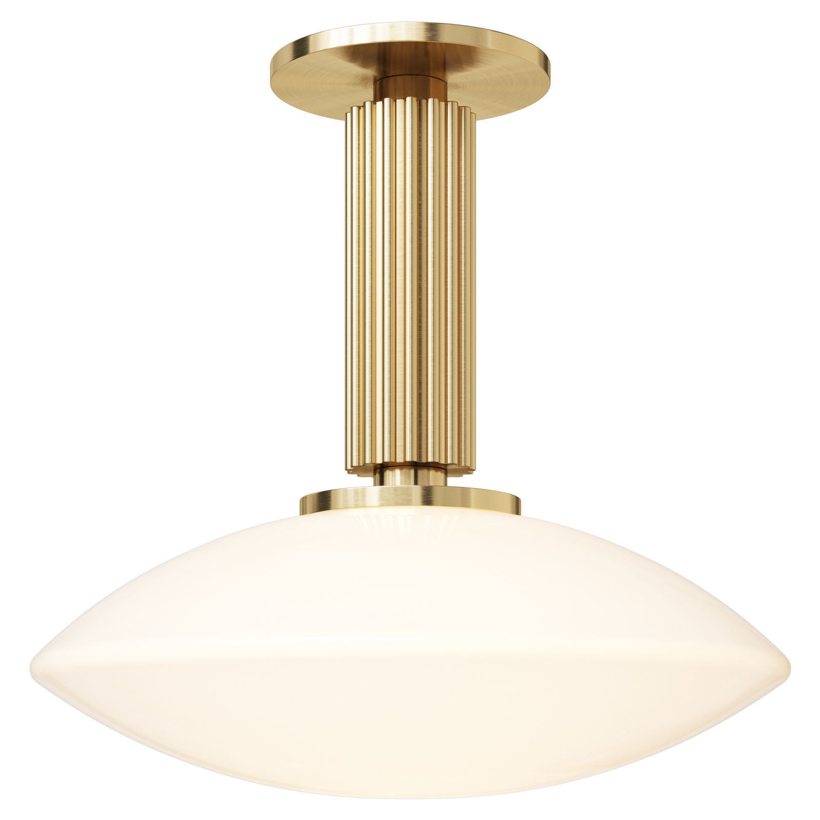 Allied Maker Meridian Flush Globe Mount 3D model_7