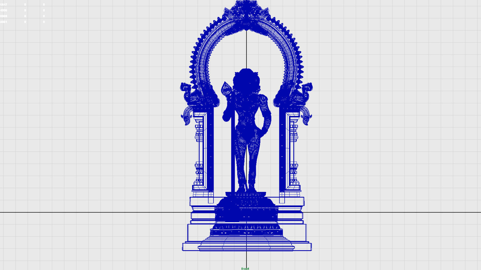 lord palani murugan 3D model_8