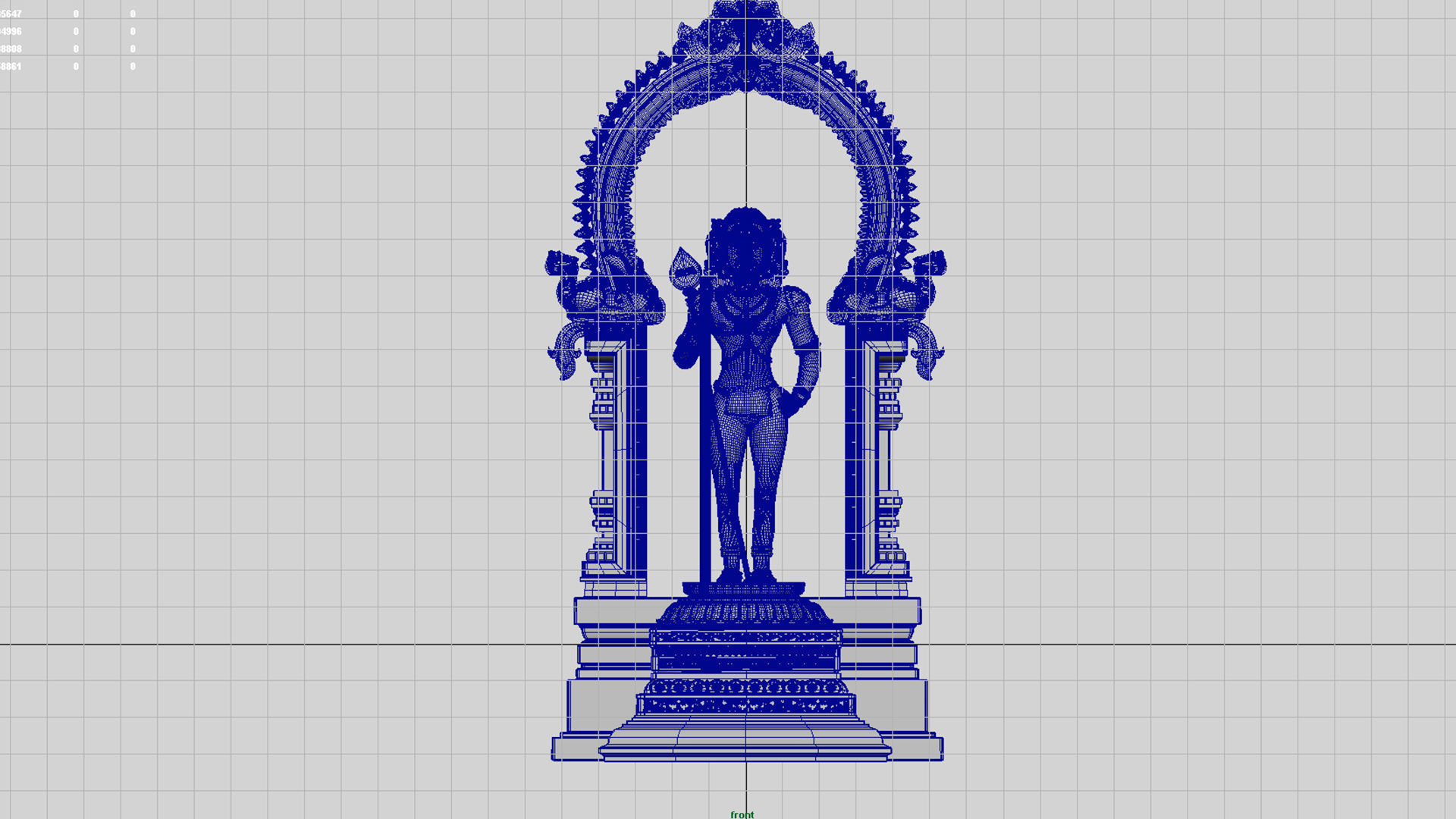 lord palani murugan 3D model_6