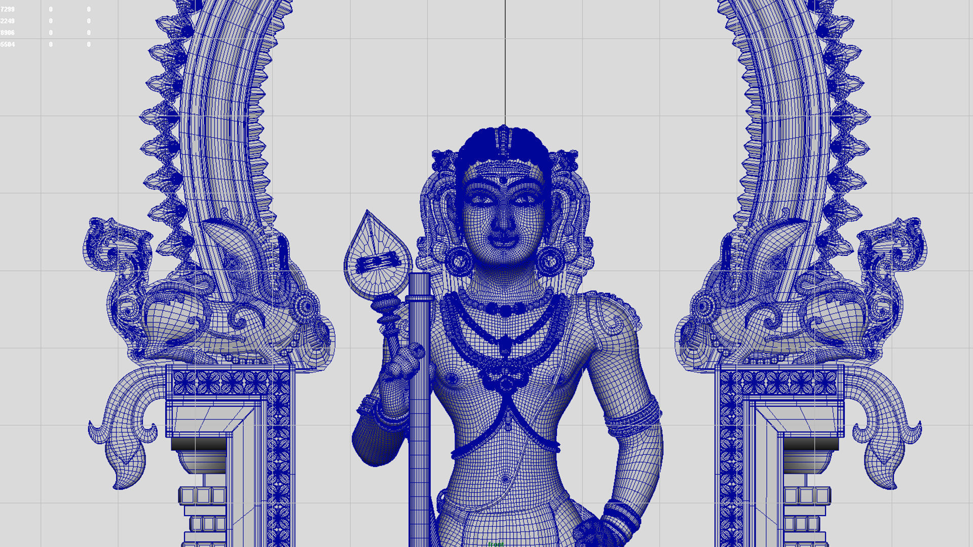 lord palani murugan 3D model_17