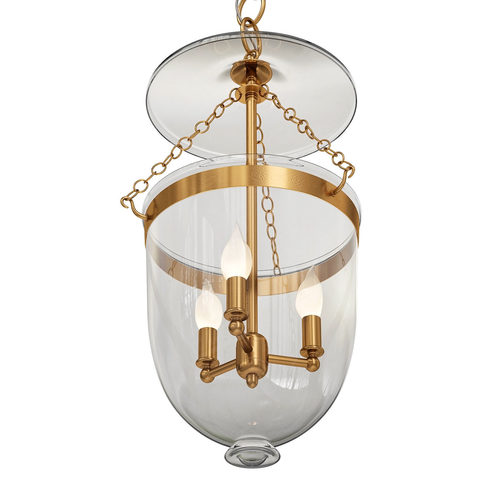 Ann Morris Ampule Pendant Light 3D model_2