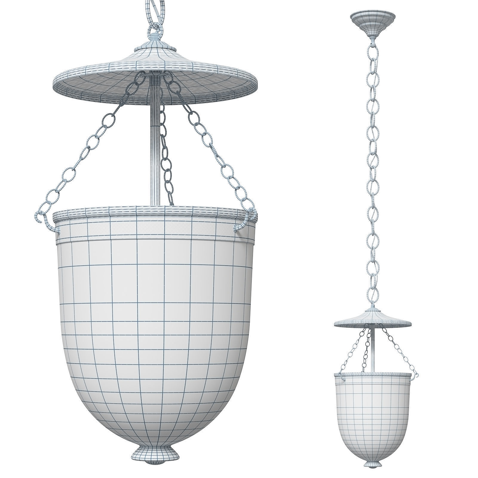 Ann Morris Ampule Pendant Light 3D model_6
