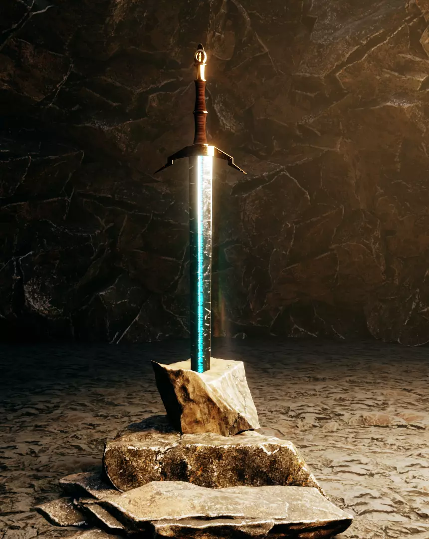 Excalibur Sword Free 3D model