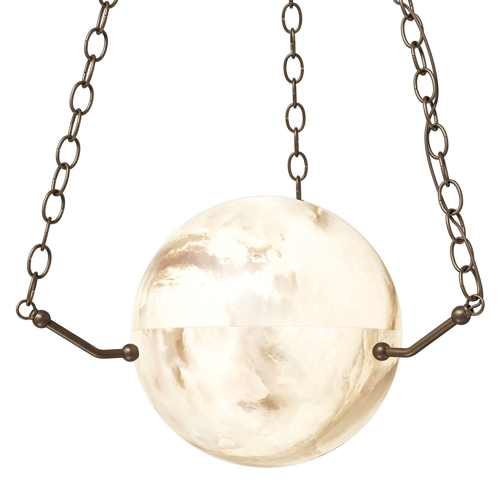 Edition Modern chandelier Atlas 300 3D model_3