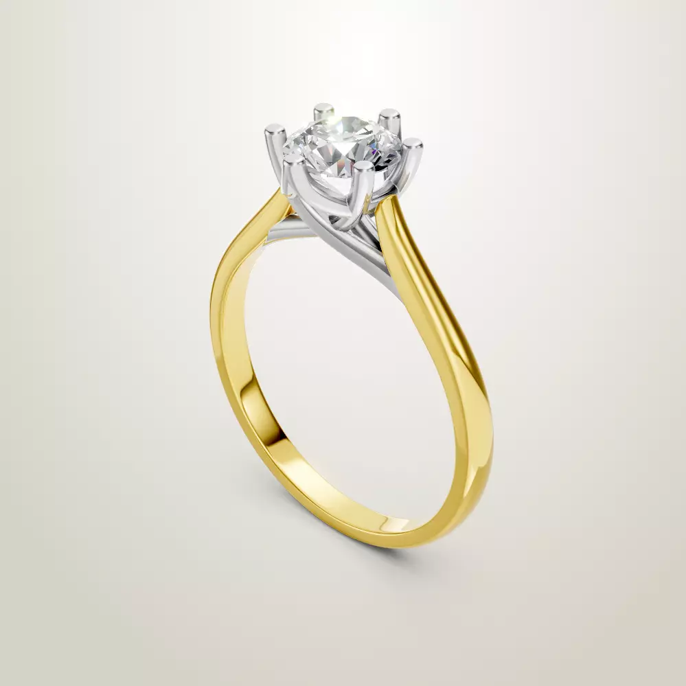 Engagement Wedding Ring 97 3D print model