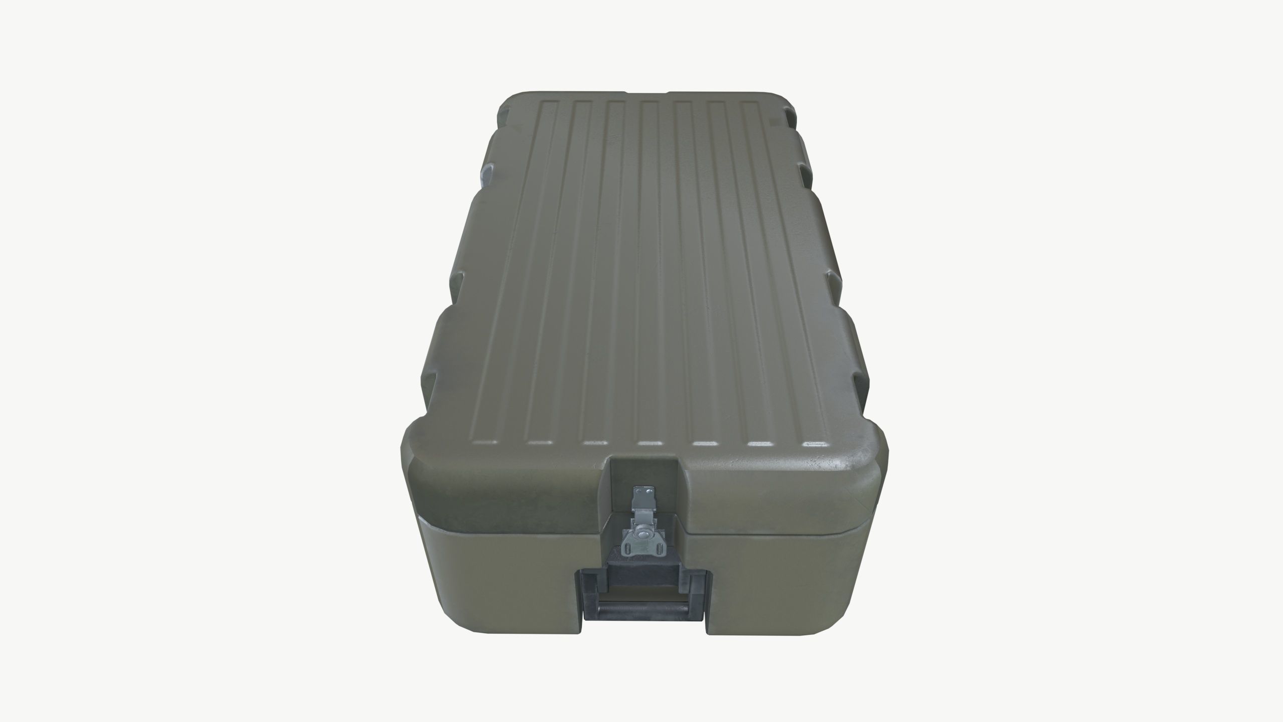 Metallic Crate 3D model_4