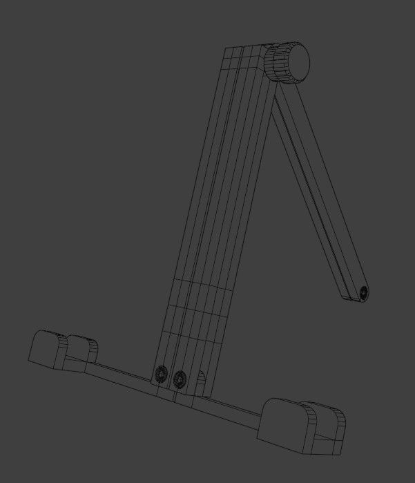 Print ready tablet holder 3D print model_3