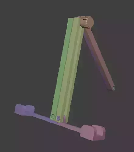 Print ready tablet holder