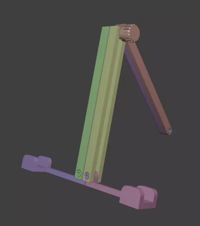 Print ready tablet holder 3D print model_0