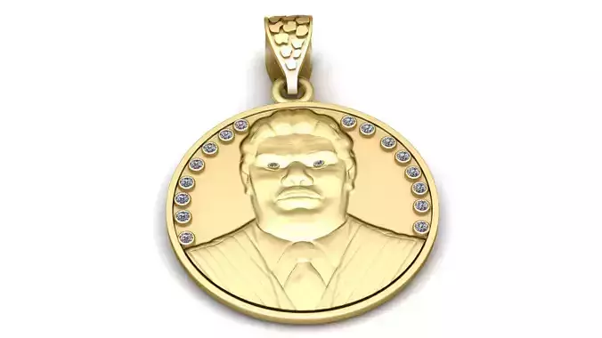 PRINCE COIN PENDANT 3D PRINTABLE MODEL 