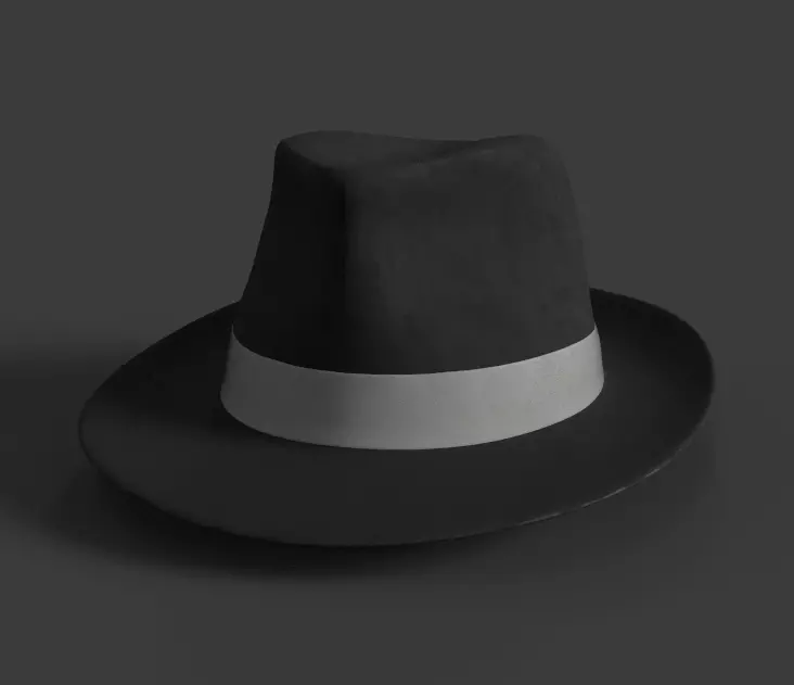 19th Century Fedora HaTS 3D model