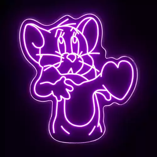 Jerrys Heartbeat Neon Sign