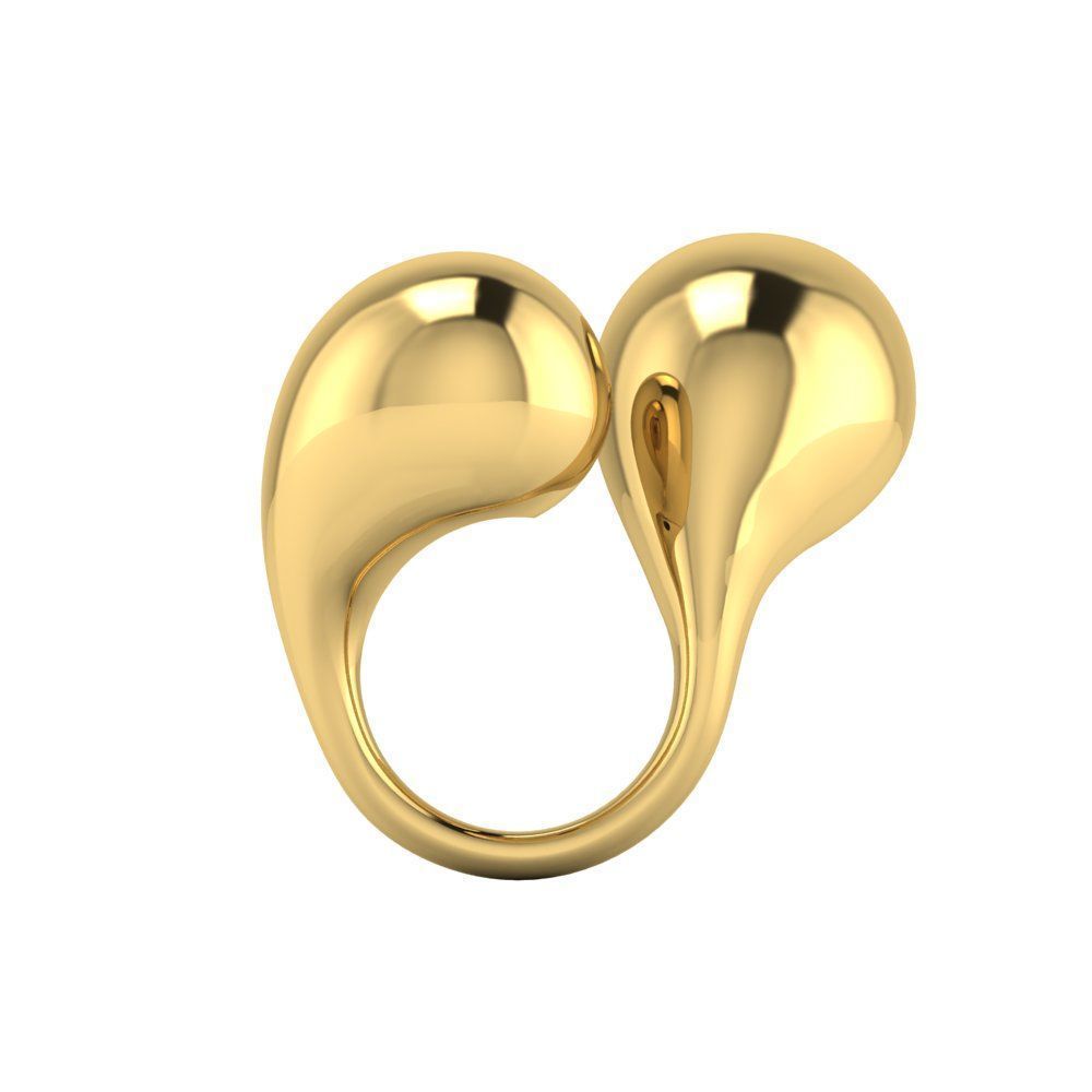 Bottega Veneta ring  3D print model_9