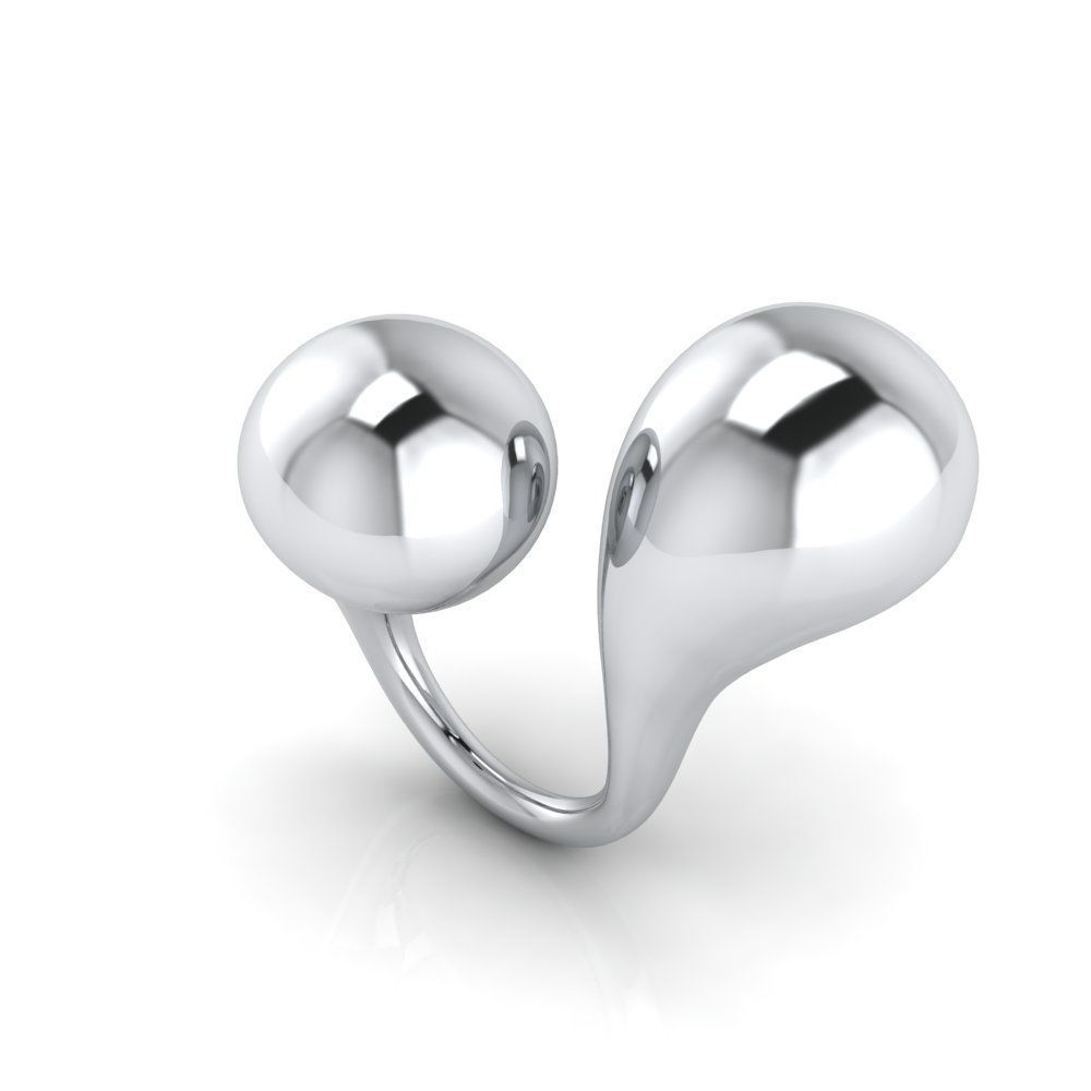 Bottega Veneta ring  3D print model_12