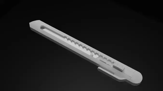 NATARAJ Plastic cutter 3D Model - Accurate Real-Life Dimensions 