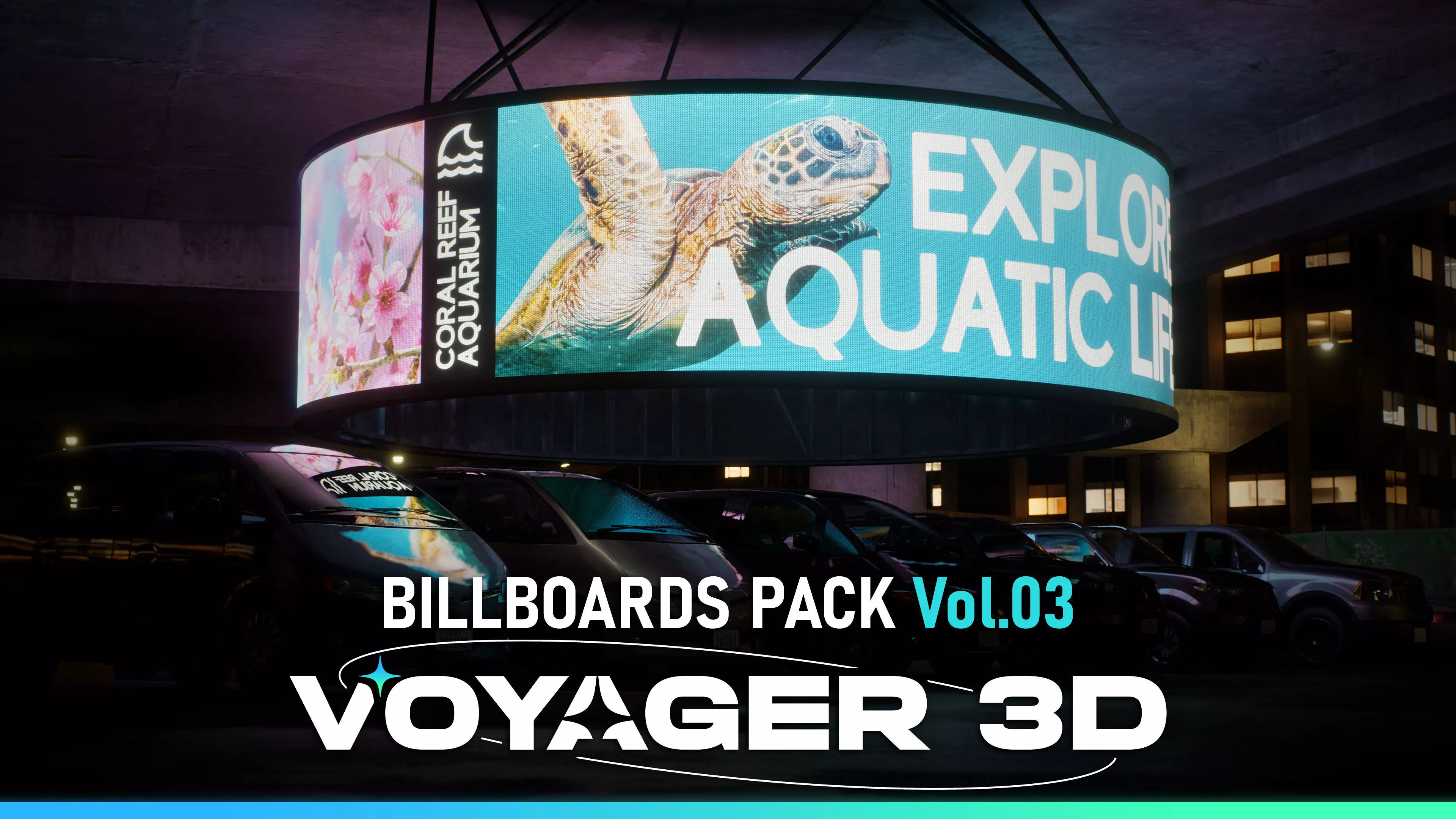Billboards Pack Vol 03 Low-poly 3D model_0