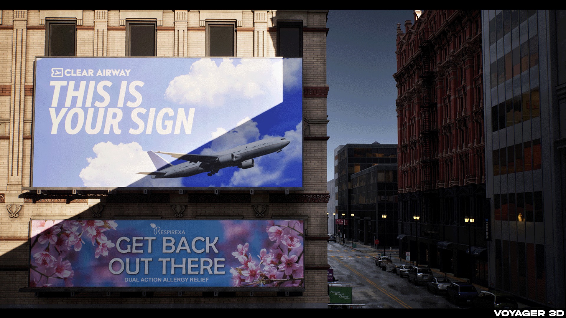 Billboards Pack Vol 03 Low-poly 3D model_11