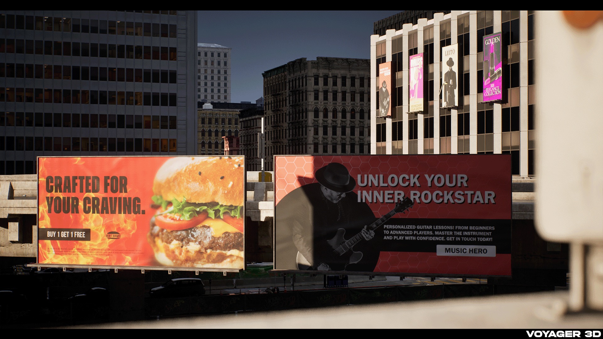 Billboards Pack Vol 03 Low-poly 3D model_13