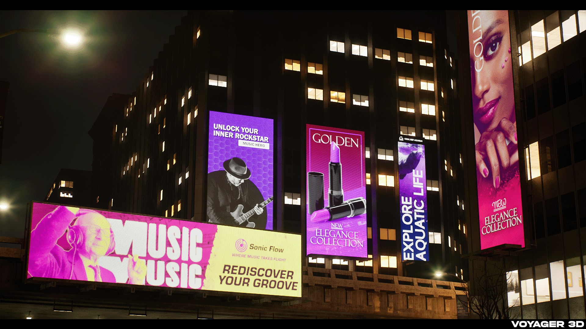 Billboards Pack Vol 03 Low-poly 3D model_10