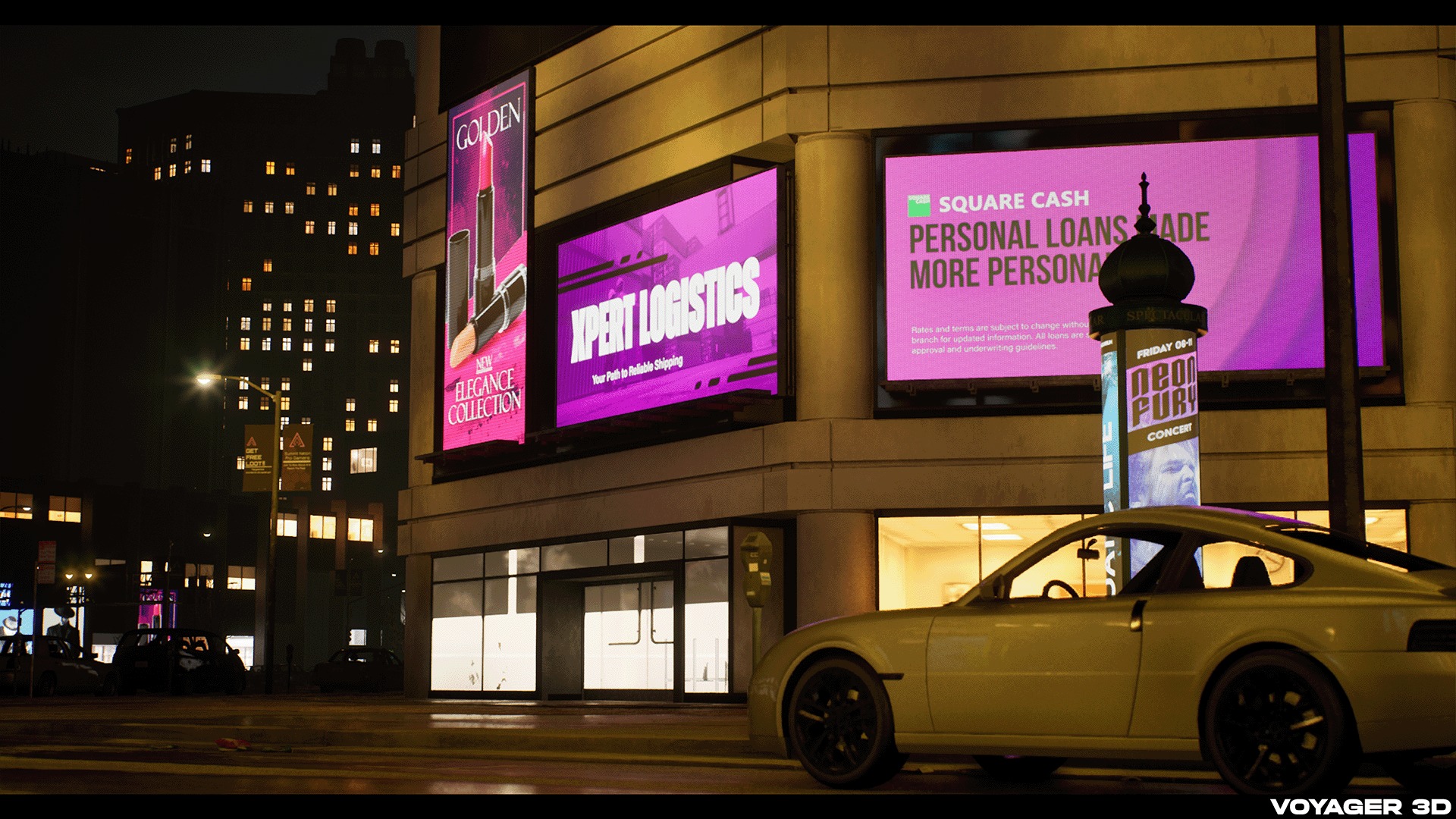 Billboards Pack Vol 03 Low-poly 3D model_12