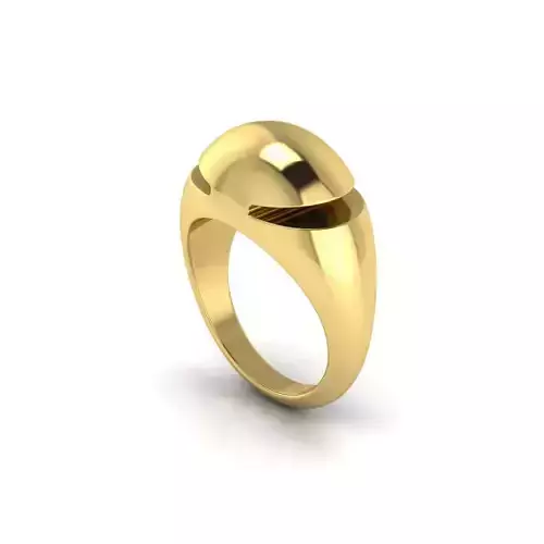 Bulgari Cabochon Ring 3D print model