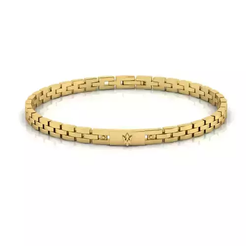 Maserati Jewels 220mm Men Stainless Steel Bracelet 3D print model