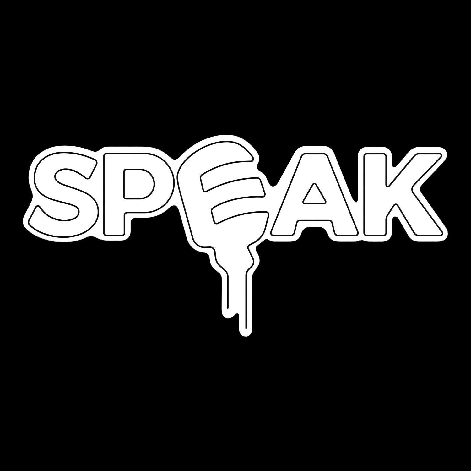 Speak Neon Sign 3D model_4