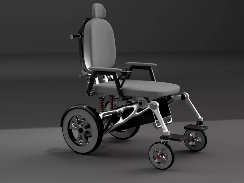 Smart Foldable Wheel Chair - 3d Model - Fusion 360 3D print model