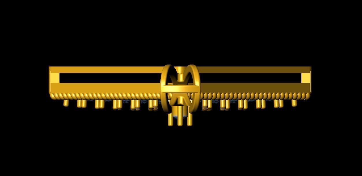 Square Mesh Pattern Diamond Pendant 3D print model_9