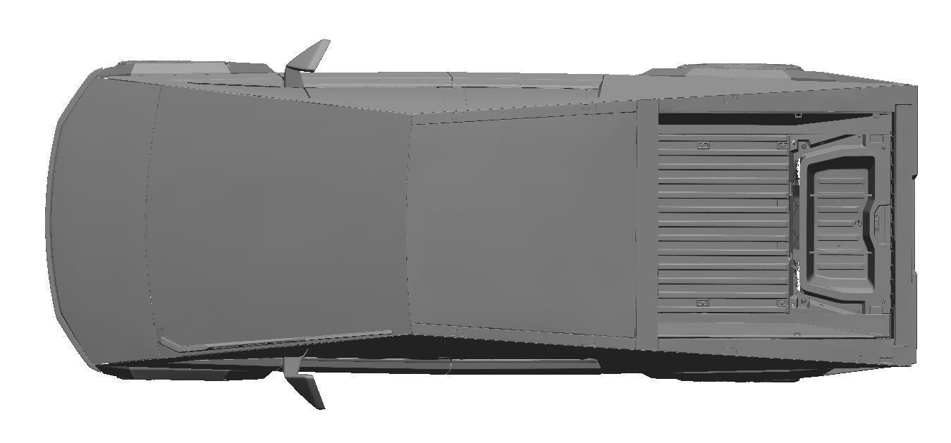 Tesla Cybertruck Foundation Edition 2024- Exterior Scan 3D model 3D model_4