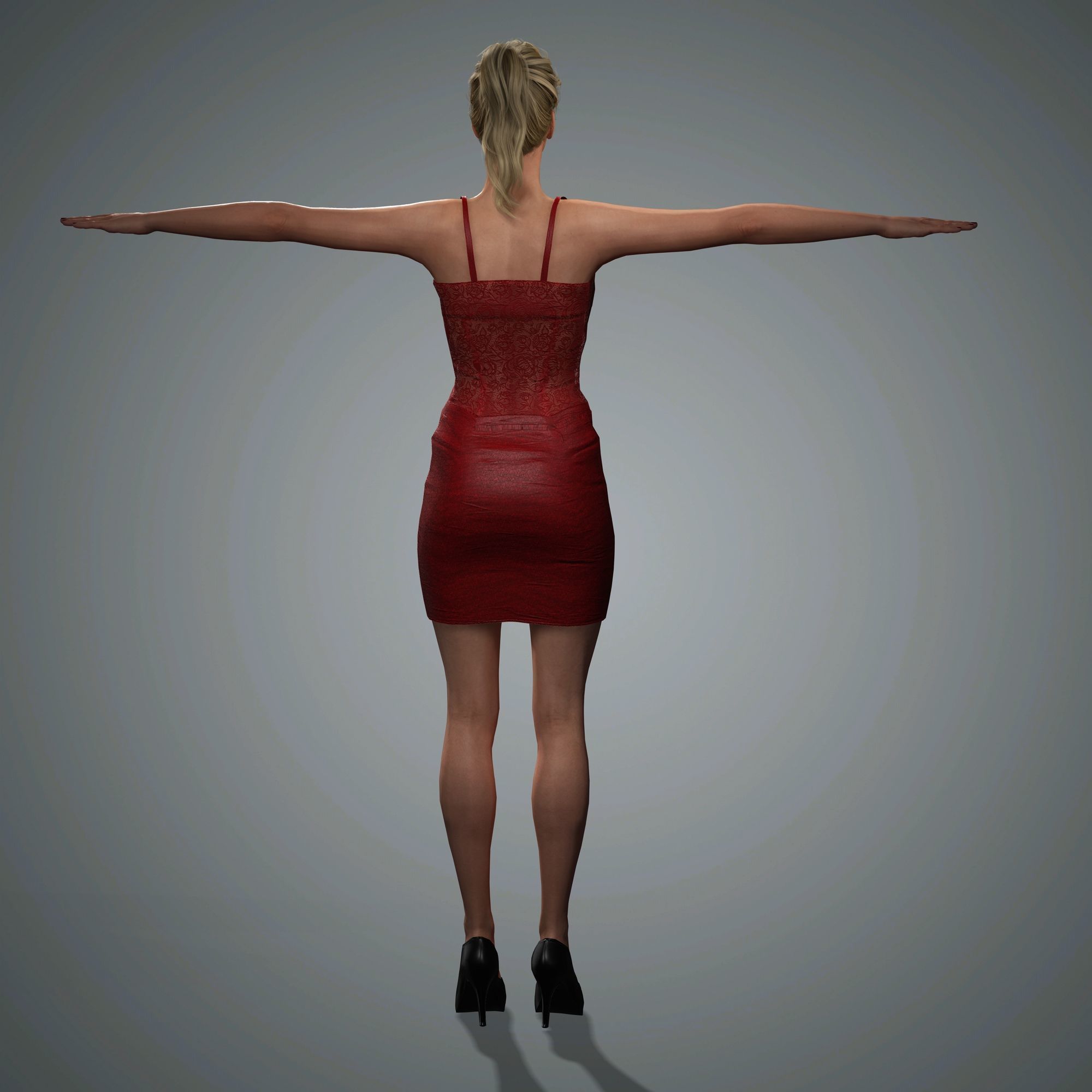Erika Jayne Character Low-poly 3D model_18