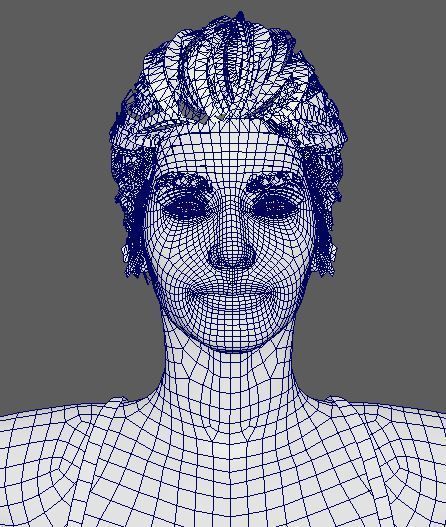 Erika Jayne Character Low-poly 3D model_19