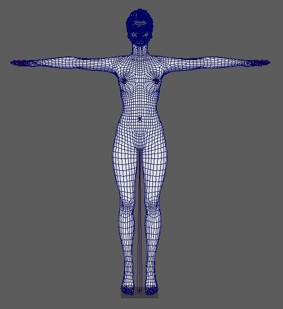 Erika Jayne Character Low-poly 3D model_25