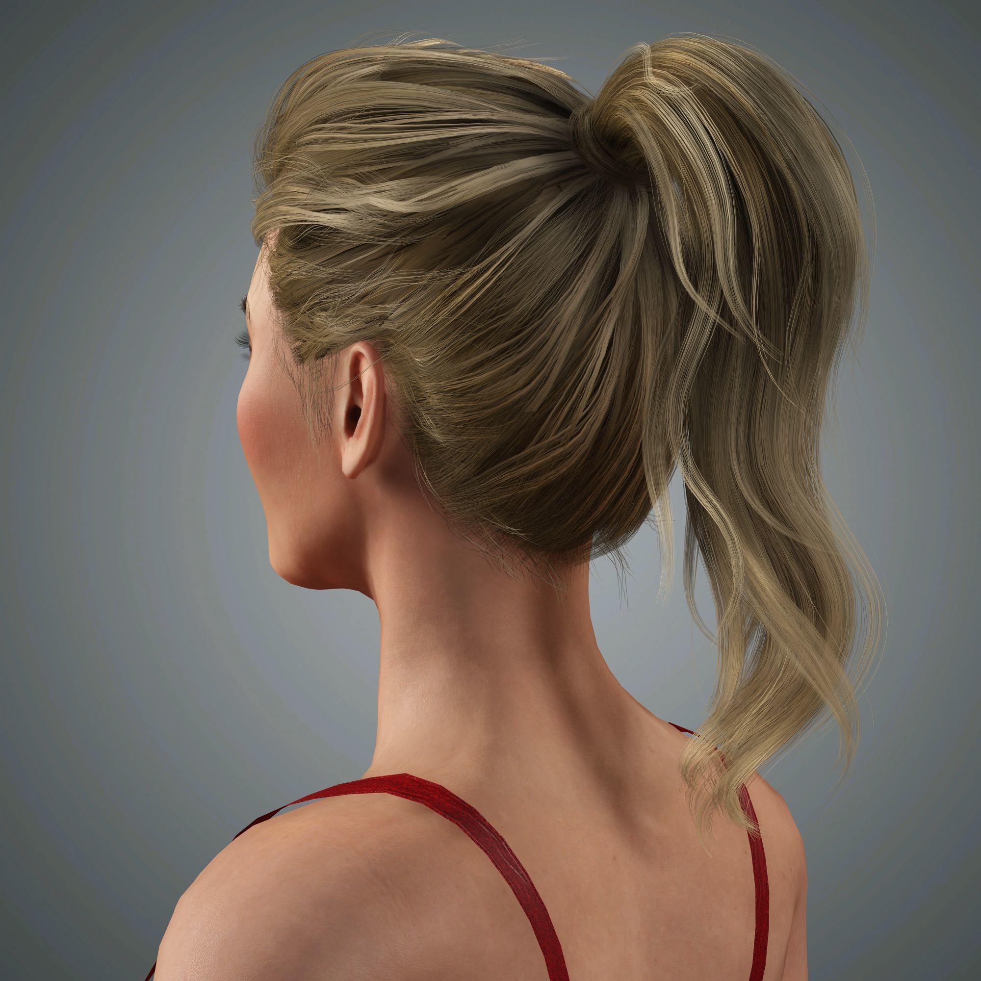 Erika Jayne Character Low-poly 3D model_4