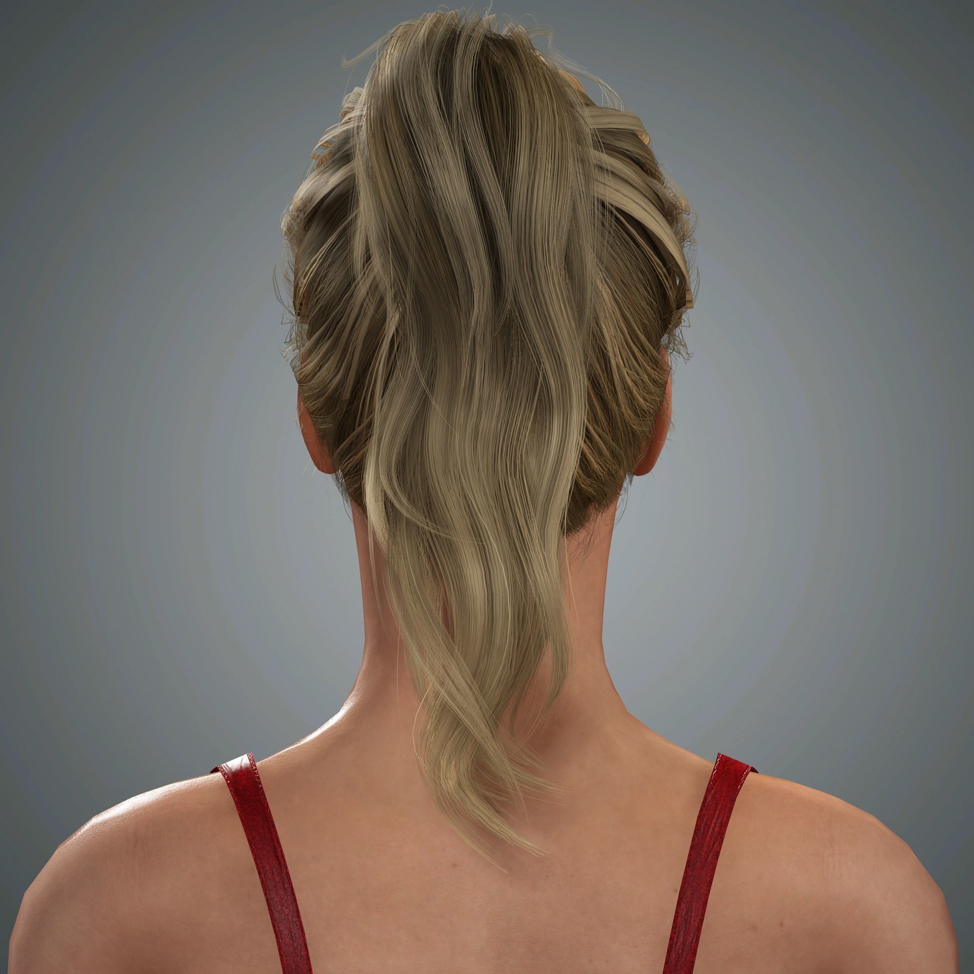 Erika Jayne Character Low-poly 3D model_5