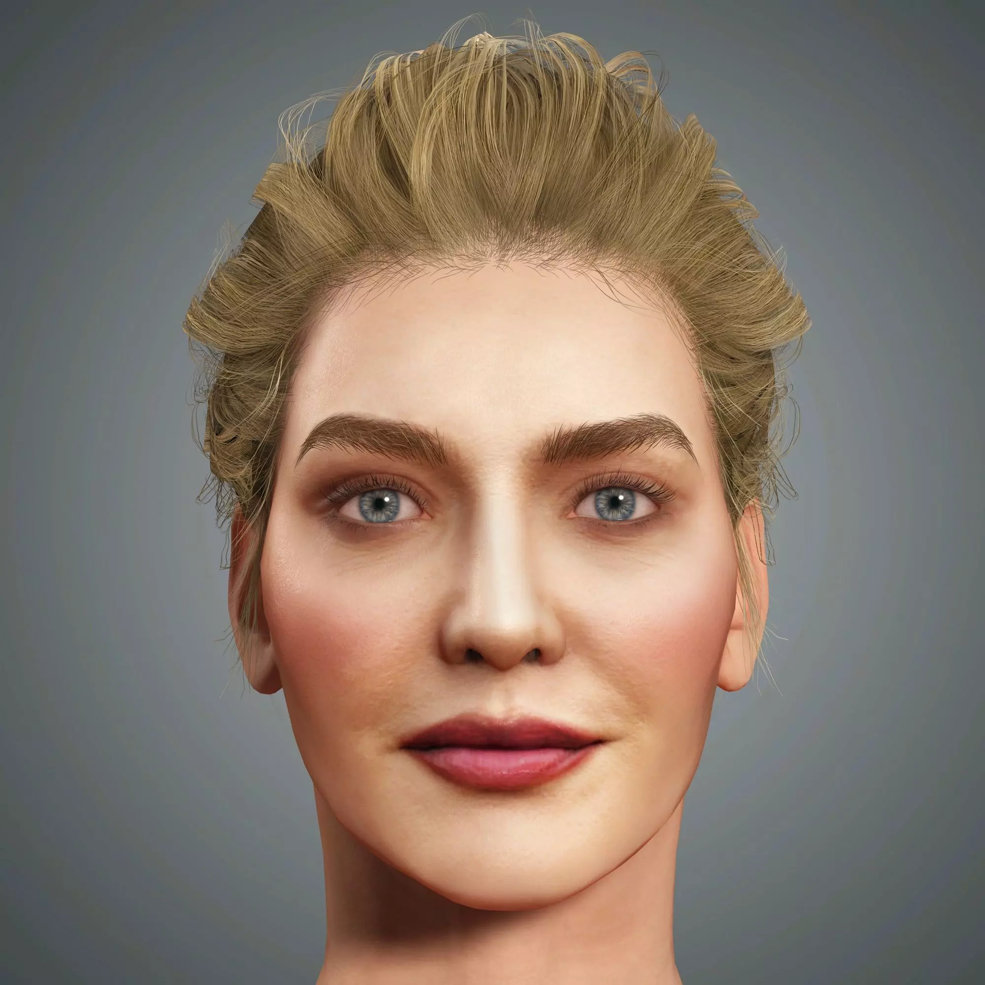 Erika Jayne Character Low-poly 3D model_0