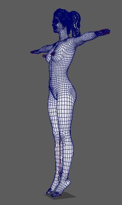 Erika Jayne Character Low-poly 3D model_26